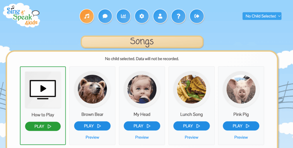 New Game Feature - How to Play Video_Sing and Speak 4 Kids
