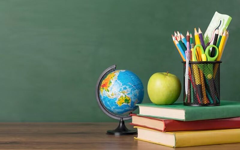 How to Get Back-to-School Ready, classroom, books, desk, chalkboard_Sing and Speak 4 Kids